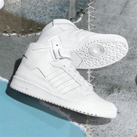 adidas sneaker forum weiß|Adidas white forum sneakers.